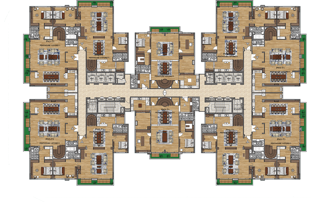 Mặt bằng tầng Penthouse_WT_1